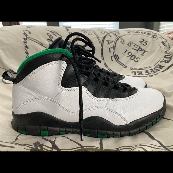 Nike Air Jordan 10 Retro ‘Seattle’ 2019 Size 12M - Picture 2 of 11